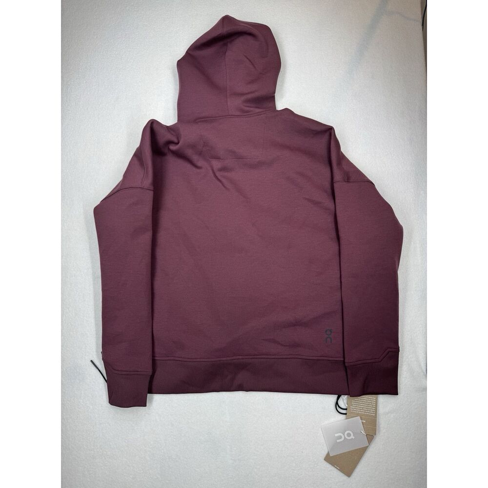 On Cloud Hoodie Womens Small Swiss Engineering Sweatshirt NWT $149 Mulberry - Picture 2 of 6